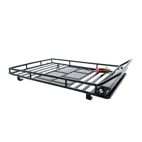 Car Roof Luggage Holder Rack Light Crawler Storage Shelf Simulation Climbing Vehicle Accessory for Outdoor Adventures - size: 24.80X14.10X2.30CM