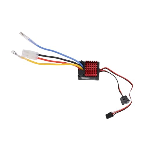 Matybobe Brushed Electronic Speed Controller 60A Water Proof ESC RC Car Boat 3A BEC Output Compatible with 540 550 750 Motors