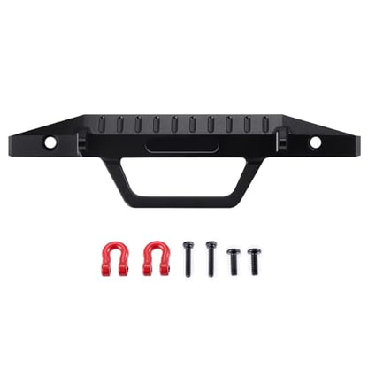 RC Models For TRX-4M K10 1/18 RC Crawler Car Upgrade Parts Aluminum Anti Collision Bumper Tow Hook Model Accessory Reapir Assemble(1 set) - size: 1 set