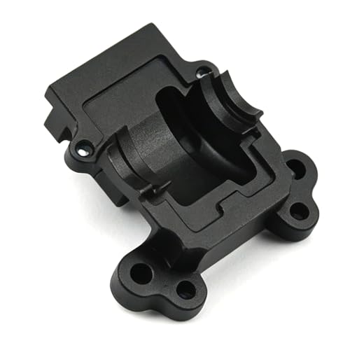 Aluminum Upgrade Parts Set for ARRMA 1/16 Mini Kraton 3S, Front/Rear Upper/Lower Arm, Gearbox Cover, Wing, Steering Link (Black Rear Gearbox Cover) - color: Black Rear Gearbox Cover