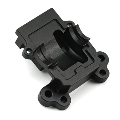 Aluminum Upgrade Parts Set for ARRMA 1/16 Mini Kraton 3S, Front/Rear Upper/Lower Arm, Gearbox Cover, Wing, Steering Link (Black Rear Gearbox Cover) - color: Black Rear Gearbox Cover