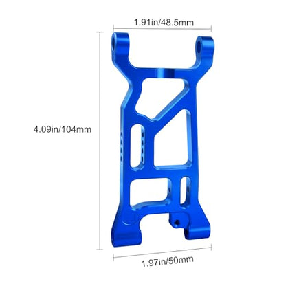Aluminum Front Arm Set Suspension A-Arms for 1/10 Losi Tenacity All: Tenacity TT Pro 4WD SCT/DB Pro Upgrades, Replaces LOS234016 (Blue)