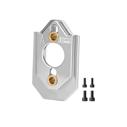 GPM 7075-T6 Alloy rc Adjustable Motor Mount Compatible with ARRMA 1/16 Quake Grom Gorgon RC Model Car, Upgrade Part (Silver) - color: Silver