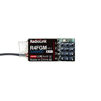 Radiolink T8S 8 Channels 2.4GHz RC Transmitter and Receiver R8EF+R4FGM RX, Remote and Controller Built-in Rechargeable Battery for Quad/Airplane/Car/Boat and More (Mode 2 Left Hand)