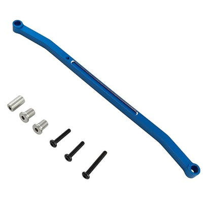 Steering Tie Rod & Drag Link for Losi 1/18 Mini LMT 4X4 Truck (Blue) | Aluminum,Monster Truck,Steering Link Set,Upgrade Parts,LOS211051 Compatible,LOS01026 Compatible,CNC Machined,High Strength - color: Blue