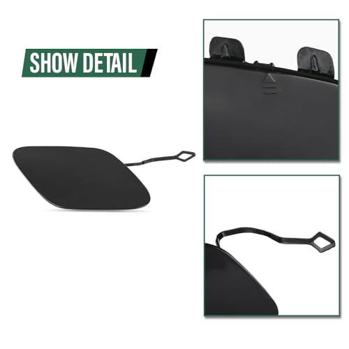 LQI Front Bumper Tow Hook Cover Cap Fit Benz E550 E400 E350 2014-2016 | Fit Benz E250 4Matic Hybrid 2014-2016 A2128852422 - size: Front | Fit Benz W212 E-Class AMG 2014-2016