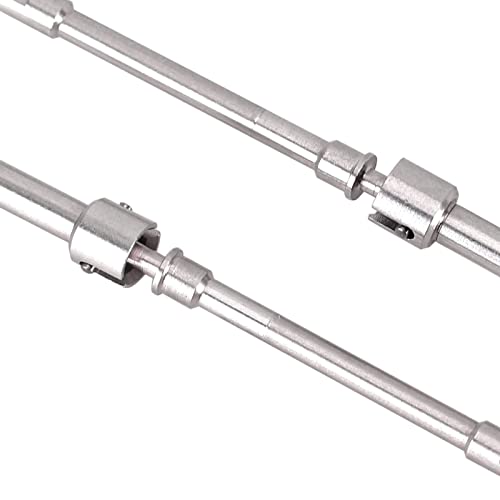 INJORA Steel 4mm Extended Dogbone Axle Shaft SCX24 Aluminum Axles Replacement（Front）
