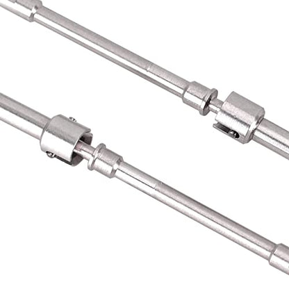 INJORA Steel 4mm Extended Dogbone Axle Shaft SCX24 Aluminum Axles Replacement（Front）