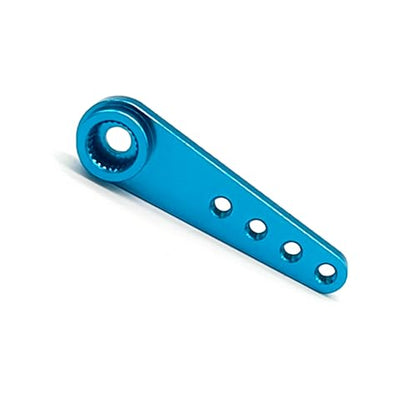 5pcs Aluminum 25T Servo Horn 37mm M2.5 Threads Metal 25 Teeth Extension Steering Arm Compatible with Futaba Savox Power Servos RC Car Truck - color: Blue