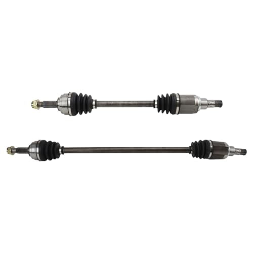 TRQ Front Left and Right CV Axle Assembly Set 2 Piece for 2012 Nissan Versa S SV SL CVT 2013-2014 Versa CVT 2014 Note SV 2015-2016 Note 2015-2019 S Plus 2017-2019 - style: CSA36021