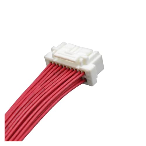 1pcs Wiring Harness Connectors Silicone Wire Red Multiple Sizes Available For Rc Car Automotive Tracked Vehicle Parts Upgrade Replacement RC Car Upgrade Part(8p) - size: 8p