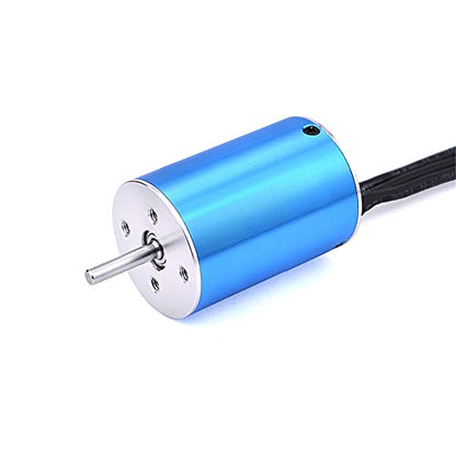 KingVal Replacement 2838 3600KV Brushless Sensorless Motor Shaft 3.175mm with 35A Brushless ESC Combo Compatible with 1/14 1/16 RC Car