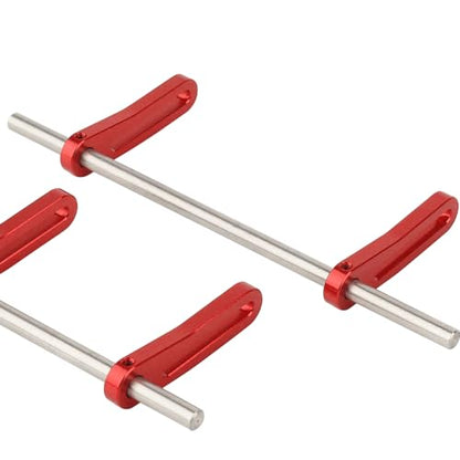 Metal Front Rear Modular Bumper Bull Bars for 1/10 RC Crawler Chassis LCG TRX4 TRX6 SCX10 Capra Dodge Power Wagon Upgrade Parts (red) - color: Red