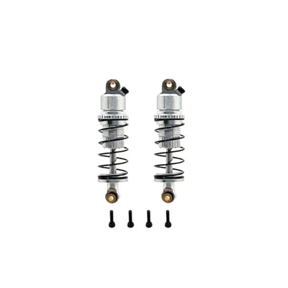 for WLtoys 244016 for LOSI Micro-B 1/24 Hydraulic Front Shock Absorber Metal Upgrade Remote Control Car Parts Rc Parts - color: Silver