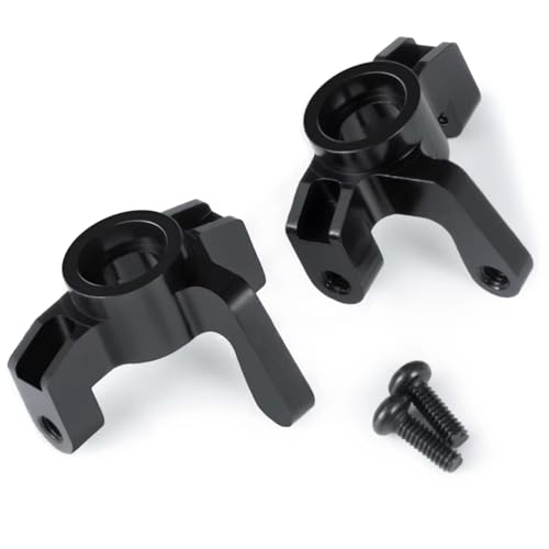 RC Cars Models Parts For Mini-B 2WD 1/16 2Pcs Aluminum Alloy Front Steering Knuckles Caster Blocks RC For Buggy Truck Model Upgrade Parts(Steering Knuckles) - size: Steering Knuckles
