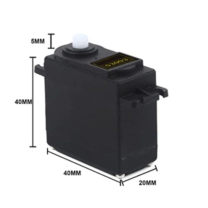 RGBZONE 4PCS S3003 Servo Motor Standard RC Servo High Speed for Smart Car Robot Boat RC Helicopter - size: S3003