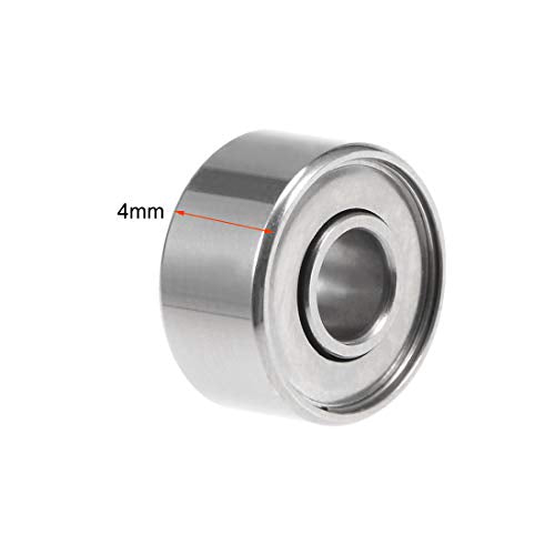 uxcell 693ZZ Deep Groove Ball Bearing 3x8x4mm Double Shielded Chrome Steel Bearings 5-Pack - size: 3mmx8mmx4mm