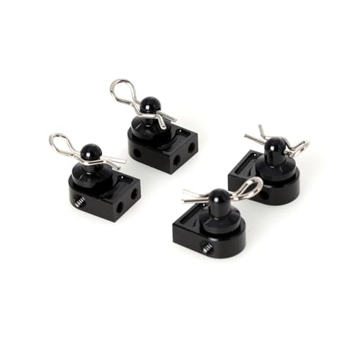 LCX Racing 1/10th RC Crawler Car Aluminum Body Post w/Clip Body Mount for Axial SCX10 PRO, Upgrades Parts Accessories