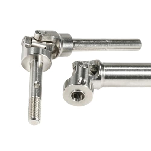 Machined Stainless Steel Slash Drive Shaft Universal Joint Driveshaft for RC Truck Rustler Stampede Hoss 4x4 VXL HQ727 Upgrade