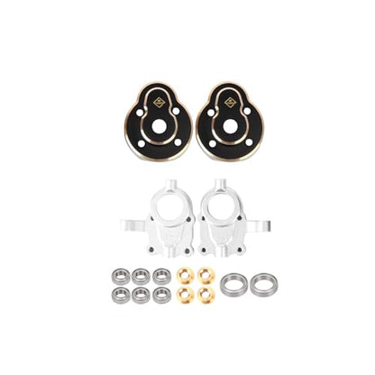 Hobbyplus CR18P Arktos 6×6 Front Portal Axle Housing with Counterweight for HobbyPlus Arktos 6x6 CR18P Upgrades 1/18 RC Crawler