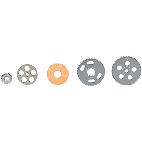 KYX Racing Metal Transmission Gear Set Gearbox Gear Set Upgrades Accessories for 1/24 RC Crawler Car Axial SCX24 Deadbolt JLU CRC C10 B-17 (Transmission Gear Set) - style: Transmission Gear Set