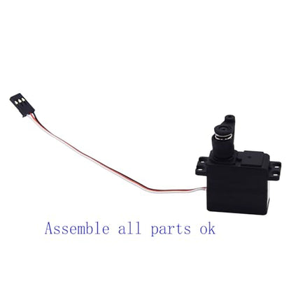 Blomiky 3 Wires 14701B Servo and 14702B Servo Saver Assembly Set for MJX 1/14 Scales H14BM 14209 14210 14301 14211 RC Trucks/ 14210 Servo