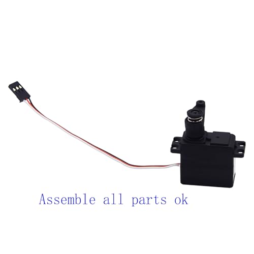 Blomiky 3 Wires 14701B Servo and 14702B Servo Saver Assembly Set for MJX 1/14 Scales H14BM 14209 14210 14301 14211 RC Trucks/ 14210 Servo