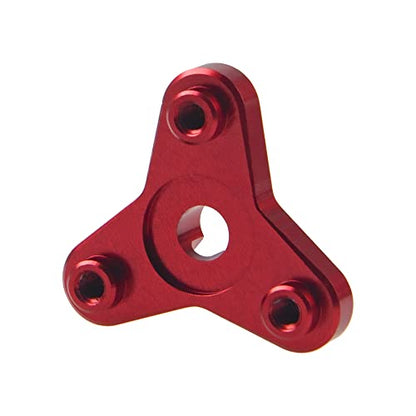 Aluminum Alloy Slipper Clutch Eliminator Compatible with Traxxas E-Maxx E-Revo Summit T-Maxx 3.3 Revo 3.3 1/10 RC Car Upgrade Parts (Red) - color: Red