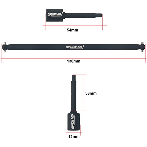 Aluminum Drive Propeller Shaft and Joint Set for Tamiya TT-02 TT-02B RC Car Upgrade Parts #54501#54502