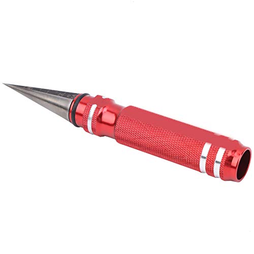 Lightweight Aluminum RC Car Body Hole Puncher 0-12MM Reamer Tool with Ergonomic Grip for Remote Control Vehicle Bodywork Modification Custom Chassis Drilling Accessory