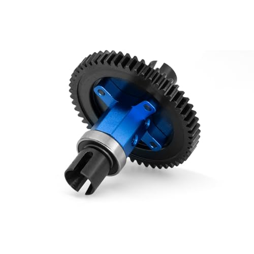 Slipper Clutch 52T Spur Gear #45 Steel for Traxxas 1/8 Sledge 4WD Monster Truck 95096-4 Upgrade Parts (Blue)