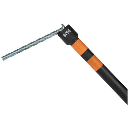 Klein Tools 10916PNDC 9/16-Inch Power Nut Driver, Magnetic Color-Coded Power Nut Driver, Impact-Rated with 10-Inch Extended Reach - size: 9/16" 10-Inch Extended