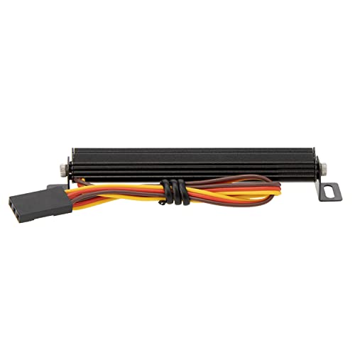 MEUS RACING TRX4M Roof Light Bar Headlights Kit with 16 Beads 8 Light Modes for MEUS TRX4M Ripper Body 1/18 RC Crawler Car Upgrade Parts（with 2 Headlights） - style: Roof Light + 2 Headlights