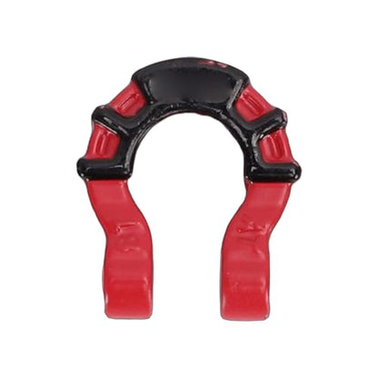 Metal Tow D Ring Shackle for 1/10 Axial SCX10 RC Crawler (Red) | Thick Alloy High Tensile Strength Firm Lock Para Exterior RC Off Road Rescue Towing Use - color: Red