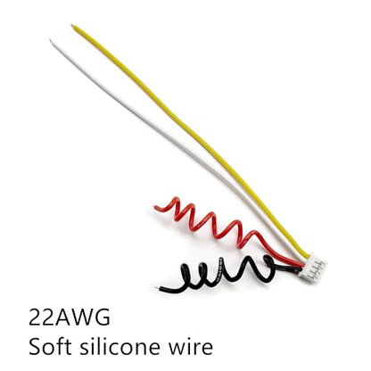 10 Sets Mini Micro JST 2.0mm PH 4 Pin Male Connectors with 150mm 22AWG Silicone Cable and Female Socket JST PH2.0 Connector Kit