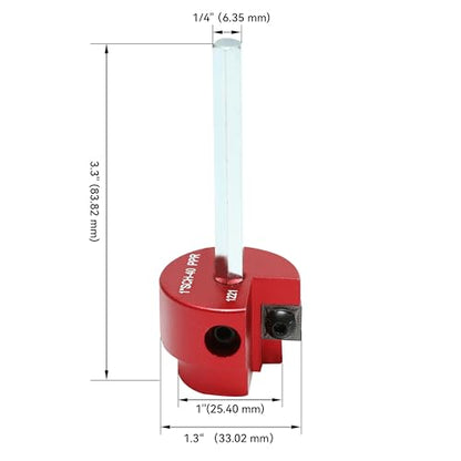 HFS(R) 1-Inch PVC Pipe Reamer Tool - Fits 1/2" Drill, PVC Fitting Saver & Plastic Pipe Fitsting Reamer Socket Saver Plumbing Tool for Schedule 40 Plastic Pipes - size: 1 Inch