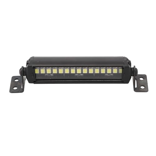 RC Light Bar Roof Lamp Kit 15 LED 3.1 Inch Aluminum Alloy Super Bright Roof for Axial SCX10 1/10 RC Crawler Cars