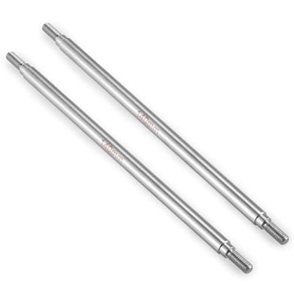 2Pcs M4 Stainless Steel RC Links for 1/10 Axial Wraith SCX10 TRX-4 | 1 Pair RC Steering Linkage Set, 50mm/55mm/60mm/70mm/75mm~155mm - style: 140mm