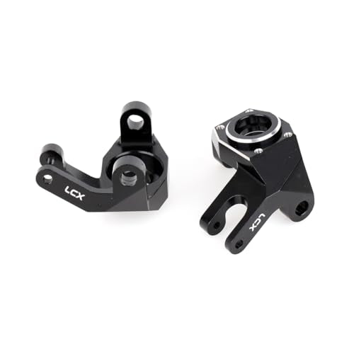 LCX Racing 1/6 RC Crawler Car CNC Machined Aluminum AR90 Front Axle Steering Knuckles L/R for Axial SCX6 AXI05000, Upgrades Parts Accessories