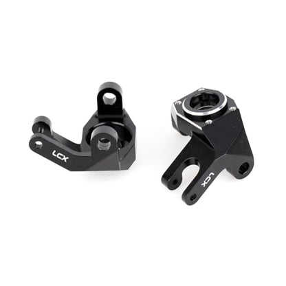 LCX Racing 1/6 RC Crawler Car CNC Machined Aluminum AR90 Front Axle Steering Knuckles L/R for Axial SCX6 AXI05000, Upgrades Parts Accessories