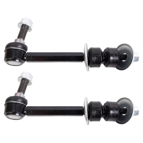 TRQ Front Driver and Passenger Side Sway Bar Link Set 2 Piece Compatible with 10 Dodge Ram 2500 4WD 10 Dodge Ram 3500 4WD 11-13 2500 4WD 11-12 3500 4WD - style: PSA30973