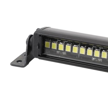 RC Light Bar Roof Lamp Kit 15 LED 3.1 Inch Aluminum Alloy Super Bright Roof for Axial SCX10 1/10 RC Crawler Cars