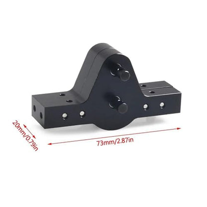 RC Transmission Gear Box Compatible with RC4WD for Defender 90 TF2 for Axial SCX10 Chassis Upgrade Parts D90 Transfer Case Gearbox for 1/10 RC Car Crawler