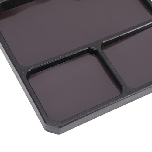 Silicone Tool Tray, Non Slip Parts Organizer with Magnetic Screw Holder, Divided Compartments for 1 10 RC Crawler Car Repair, Model Builders and Electronics Work