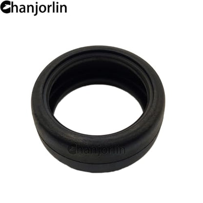 1/10 RC Drift Wheels Tires OD 2.56" Hard Drift Racing Smooth Tread Tyres For 1:10 1/12 Rally Street On Road Car TT01 TT02 Traxxas XV02 XV01 TA06 HPI KYOSHO PTG2 1/10 Touring Wheels 4PCS
