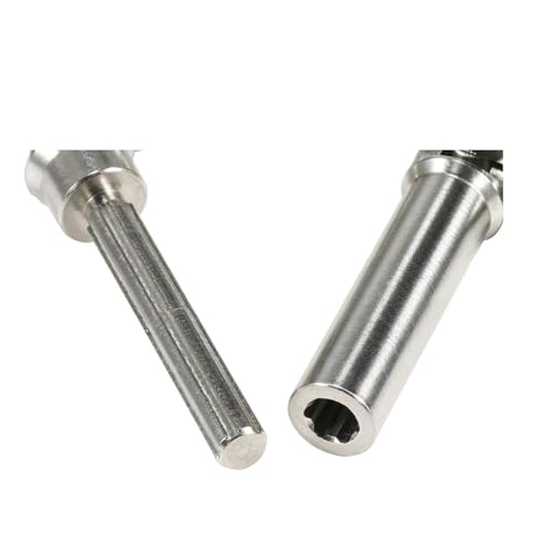 for Slash for Rustler 1/10 Machined Stainless Front Rear Steel Drive Shaft for Universal Joint Driveshaft RC Truck Upgrade Parts Parts