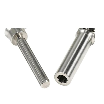 for Slash for Rustler 1/10 Machined Stainless Front Rear Steel Drive Shaft for Universal Joint Driveshaft RC Truck Upgrade Parts Parts