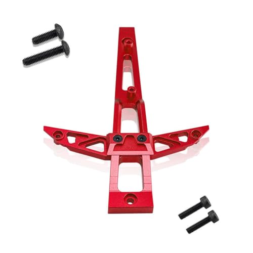 Aluminum Front Chassis Brace Steering Fixed Support RC Upgraded Parts for TRAXXAS 1/10 MAXX WIDEMAXX Monster TRUCK-89086-4, 1/8 6S MAXX SLASH-102076-4 RC Car, Red - color: Red