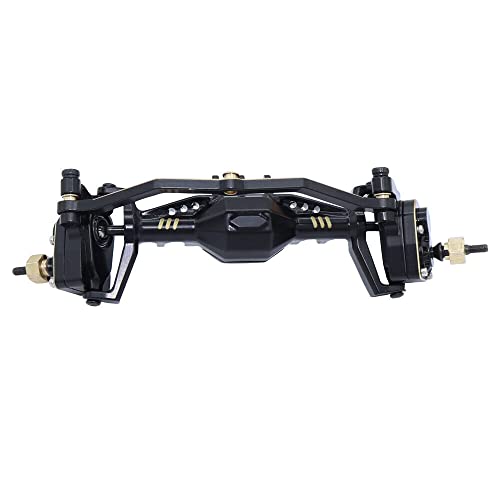 1/18 RC Front Rear Axle Assembly Set Brass Front Rear Portal Axle for Traxxas TRX4M 1/18 RC Crawler (1set)