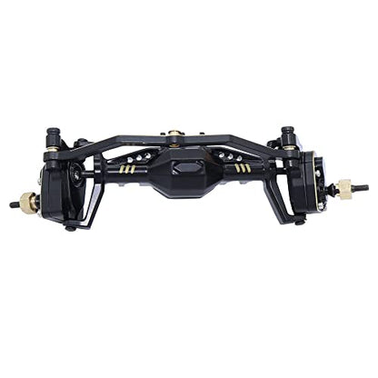 1/18 RC Front Rear Axle Assembly Set Brass Front Rear Portal Axle for Traxxas TRX4M 1/18 RC Crawler (1set)